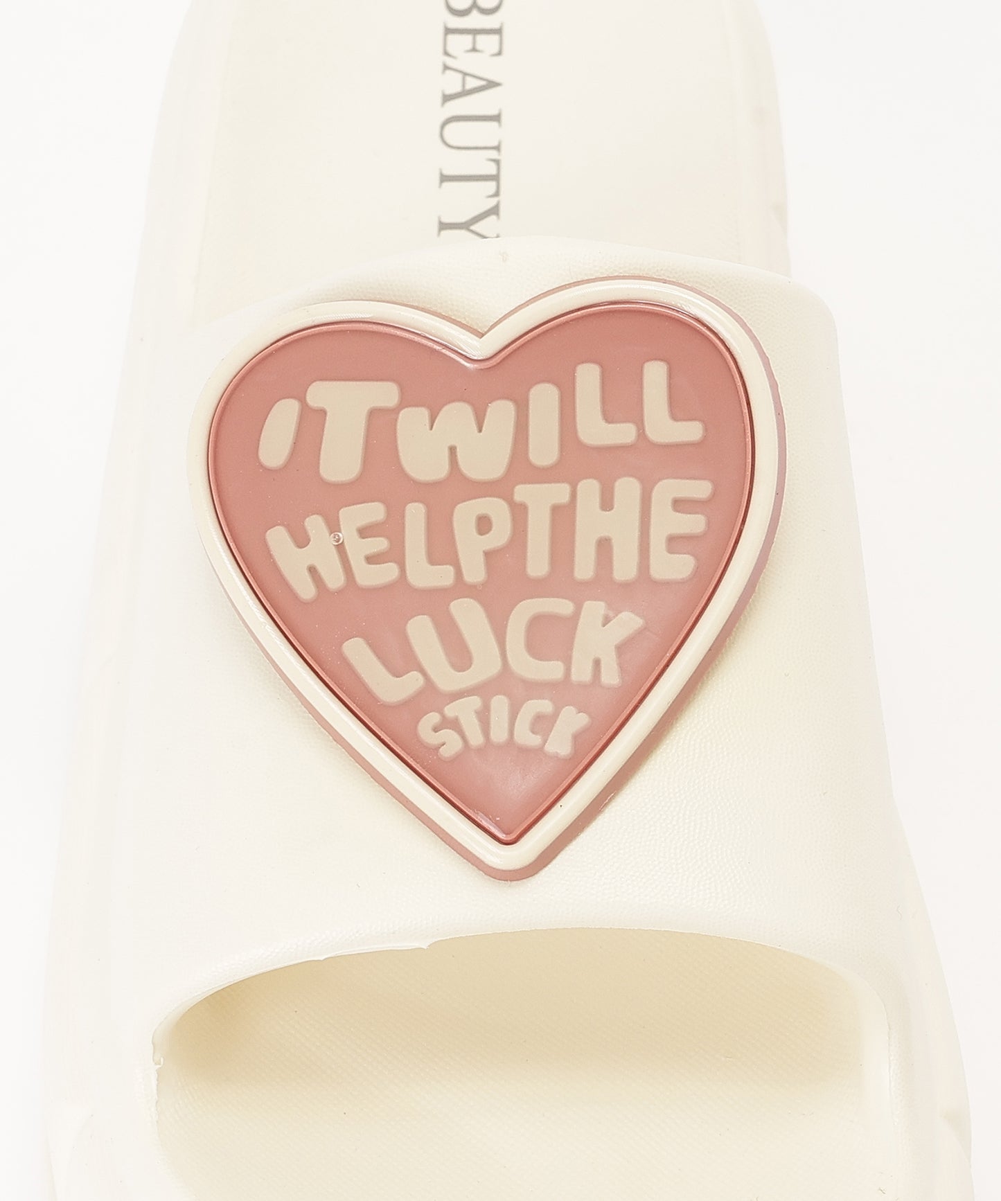 ハート モチーフ EVA スライド 厚底 サンダル