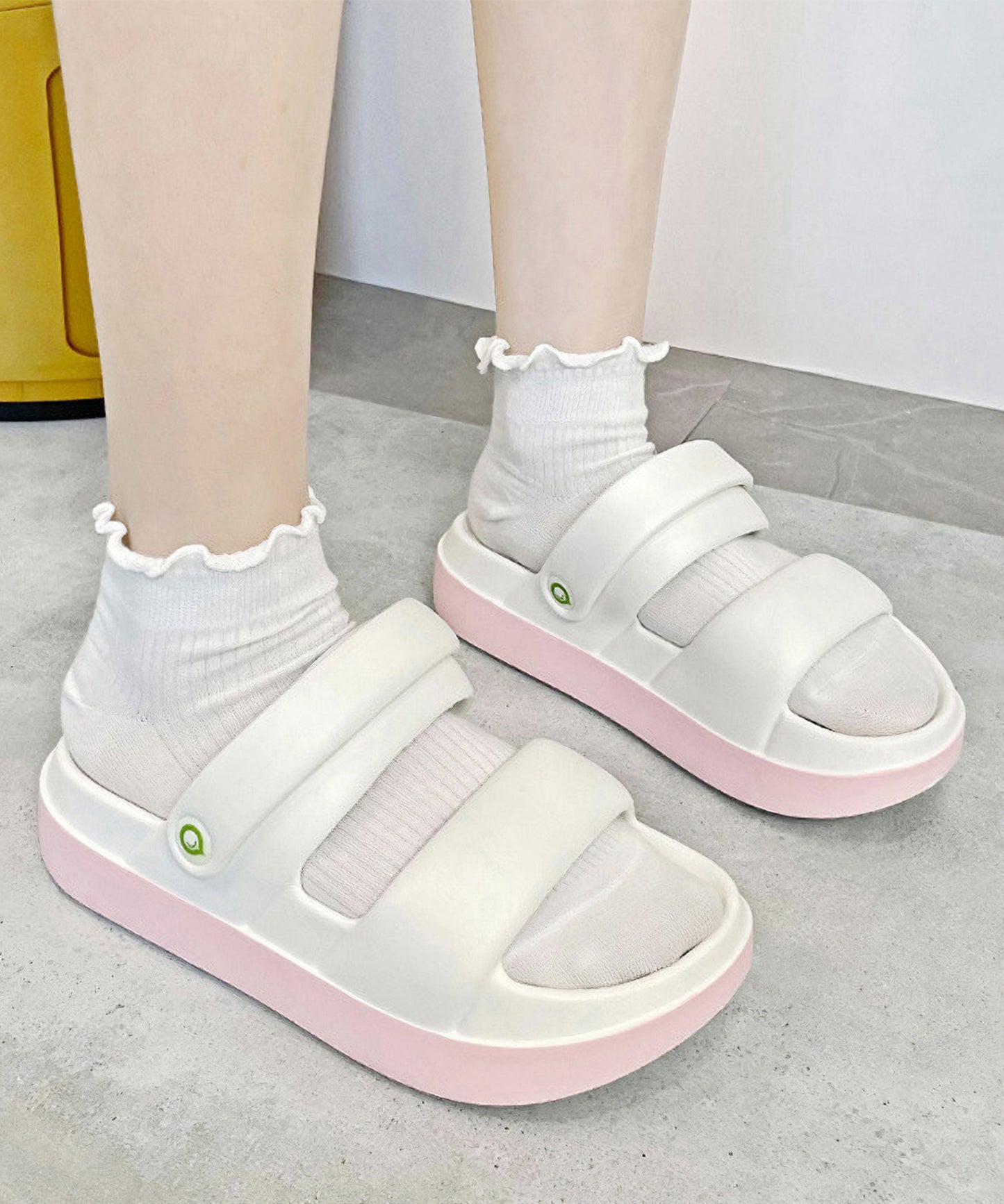 2WAY EVA ボリューム 厚底 サンダル