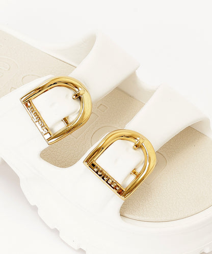 ダブル ベルト EVA トラックソール 厚底 サンダル