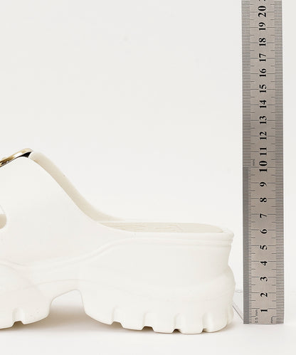 ダブル ベルト EVA トラックソール 厚底 サンダル