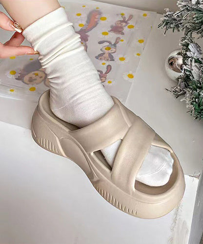 クロスデザイン EVA ボリューム 厚底 サンダル