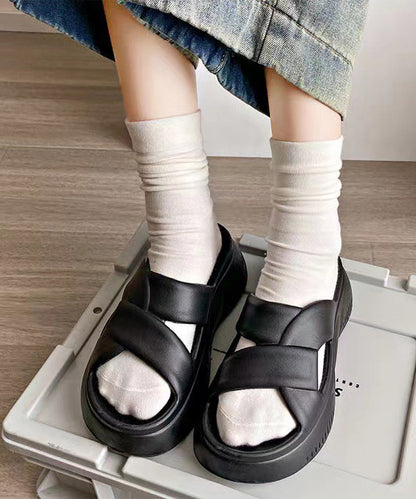 クロスデザイン EVA ボリューム 厚底 サンダル