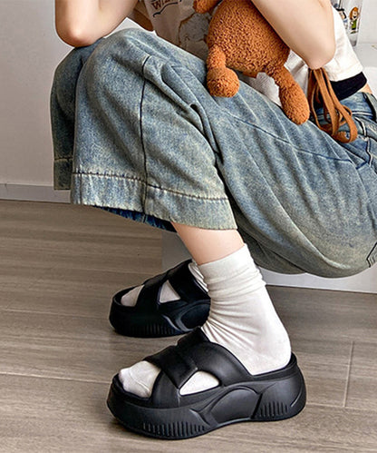 クロスデザイン EVA ボリューム 厚底 サンダル