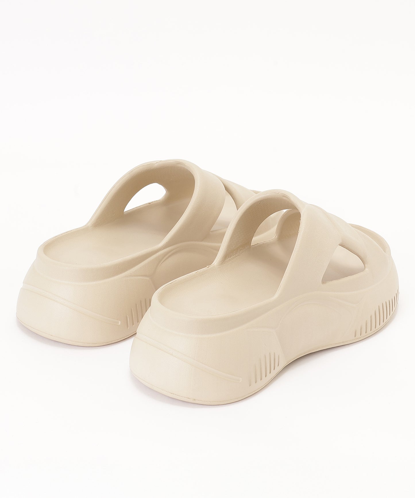 クロスデザイン EVA ボリューム 厚底 サンダル