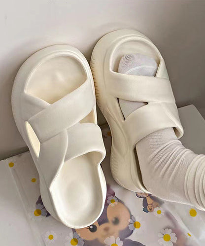 クロスデザイン EVA ボリューム 厚底 サンダル