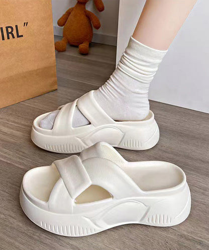 クロスデザイン EVA ボリューム 厚底 サンダル