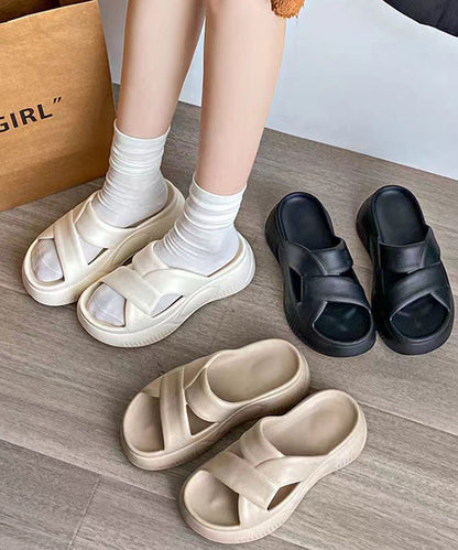 クロスデザイン EVA ボリューム 厚底 サンダル