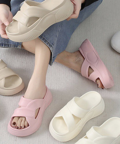 クロスデザイン EVA ボリューム 厚底 サンダル