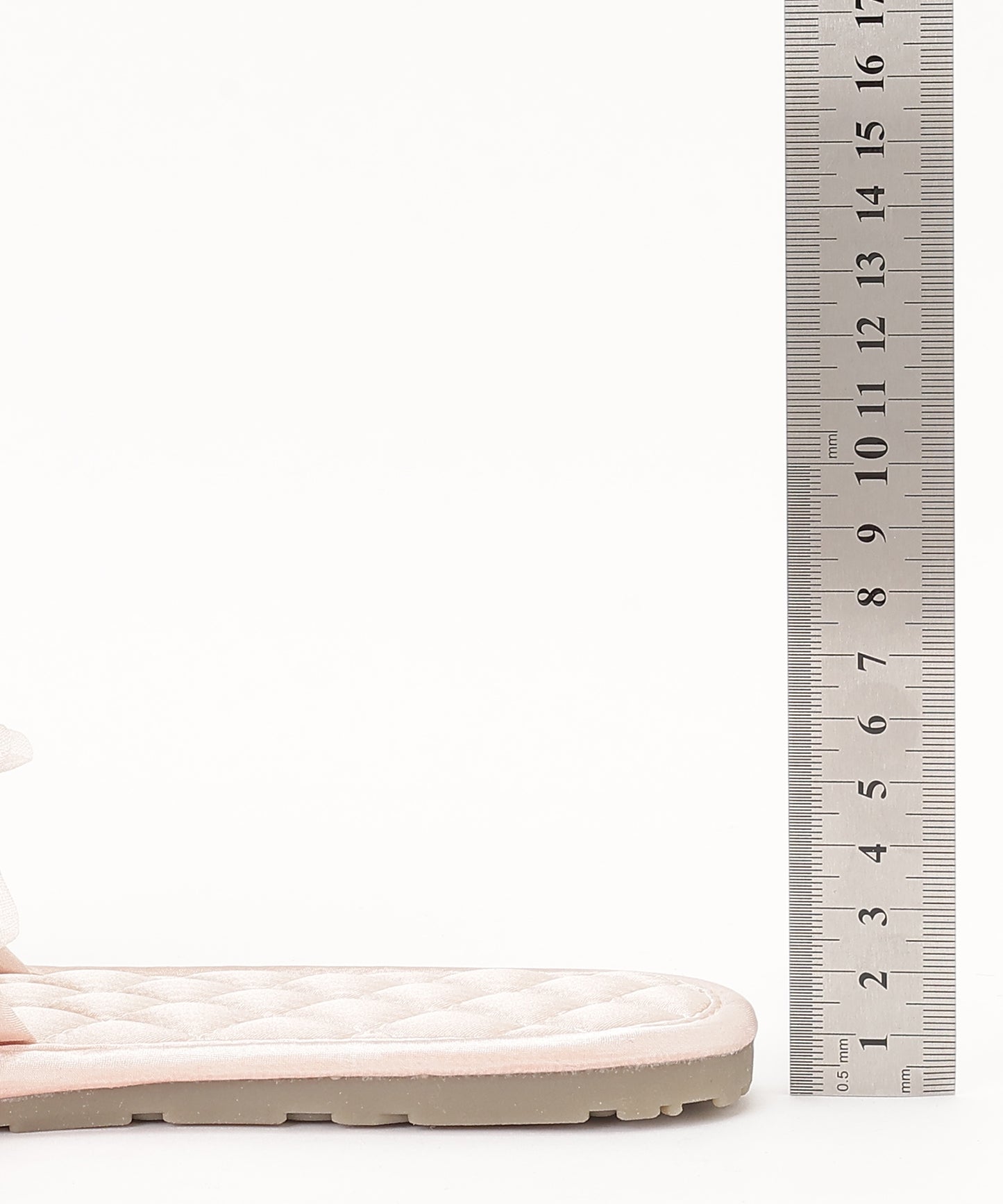 リボン キルティング スリッパ ルーム シューズ