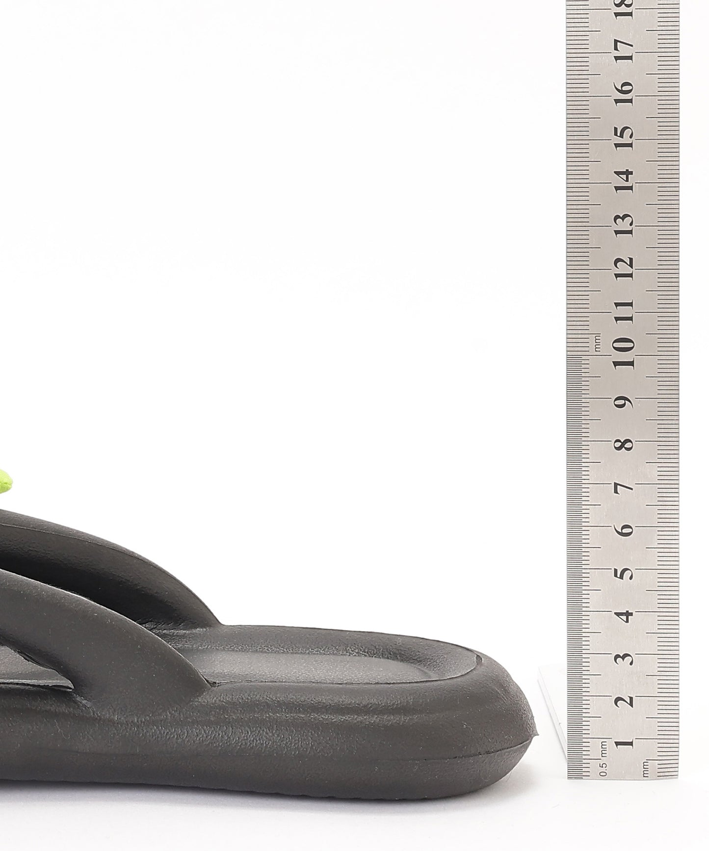 チェック フラワーモチーフ EVA チューブ トング サンダル