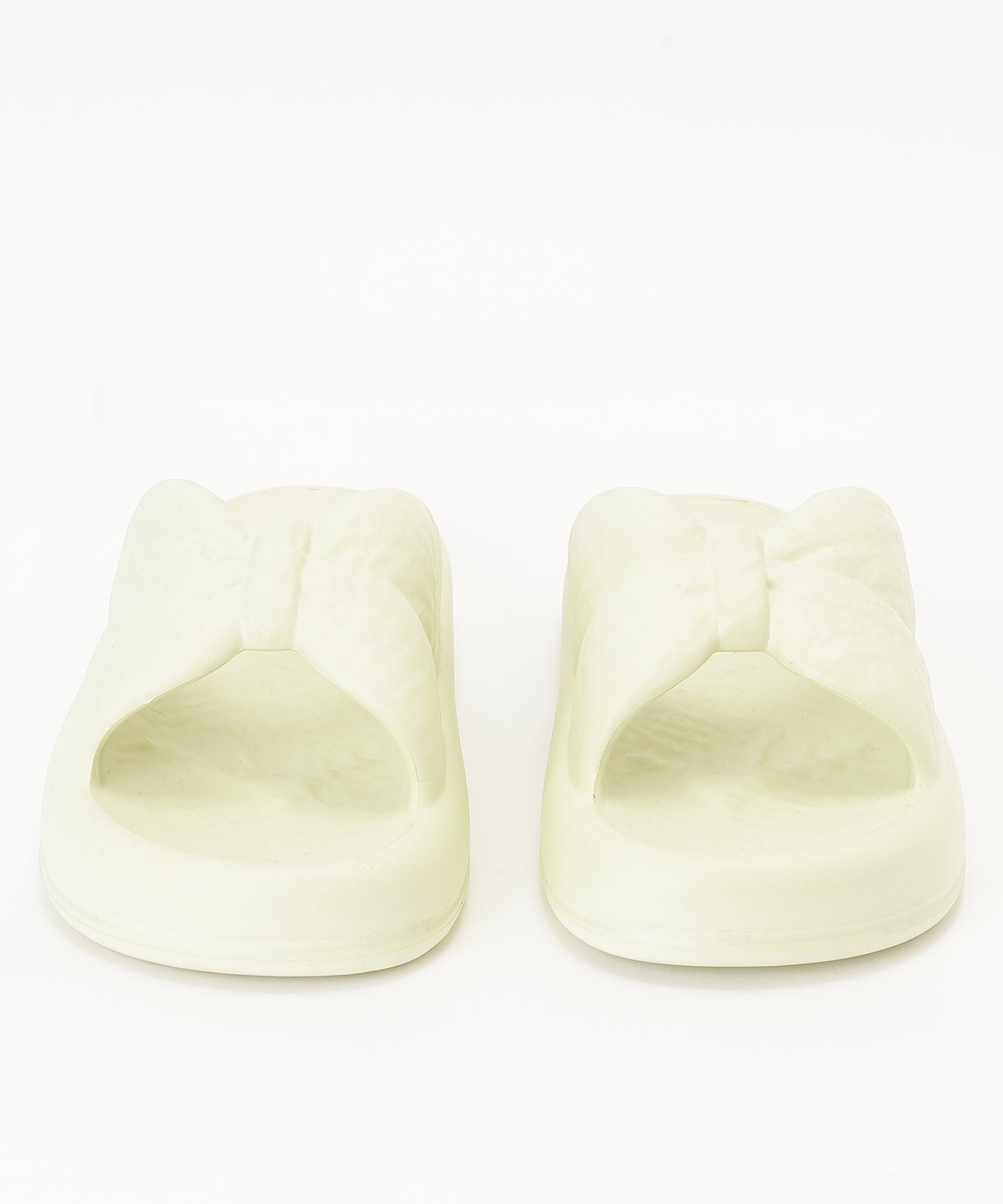 ツイスト クロスデザイン EVA 厚底 スライド サンダル