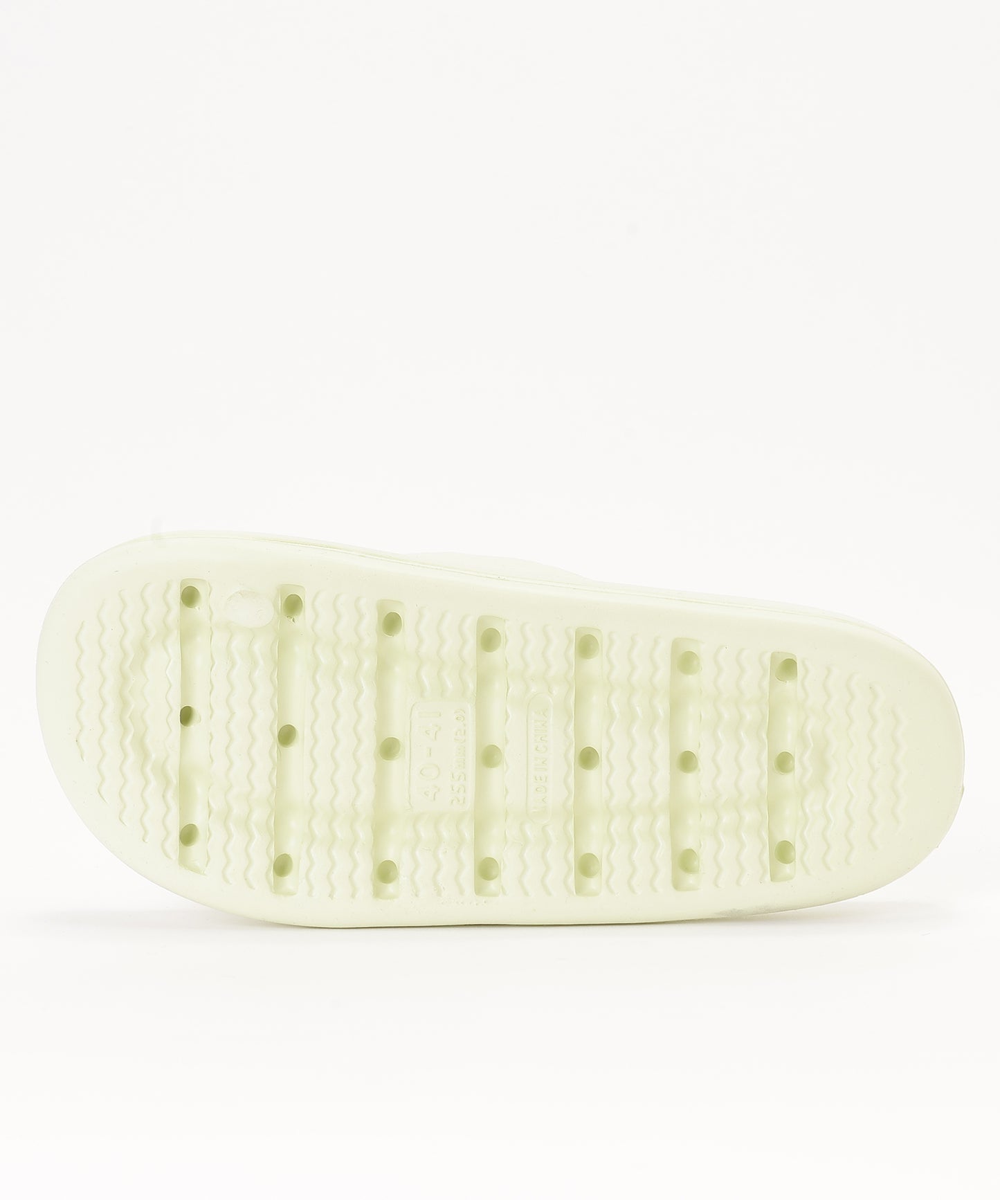 ツイスト クロスデザイン EVA 厚底 スライド サンダル