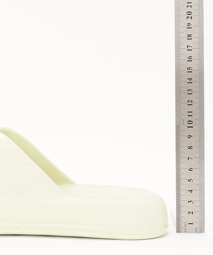 ツイスト クロスデザイン EVA 厚底 スライド サンダル