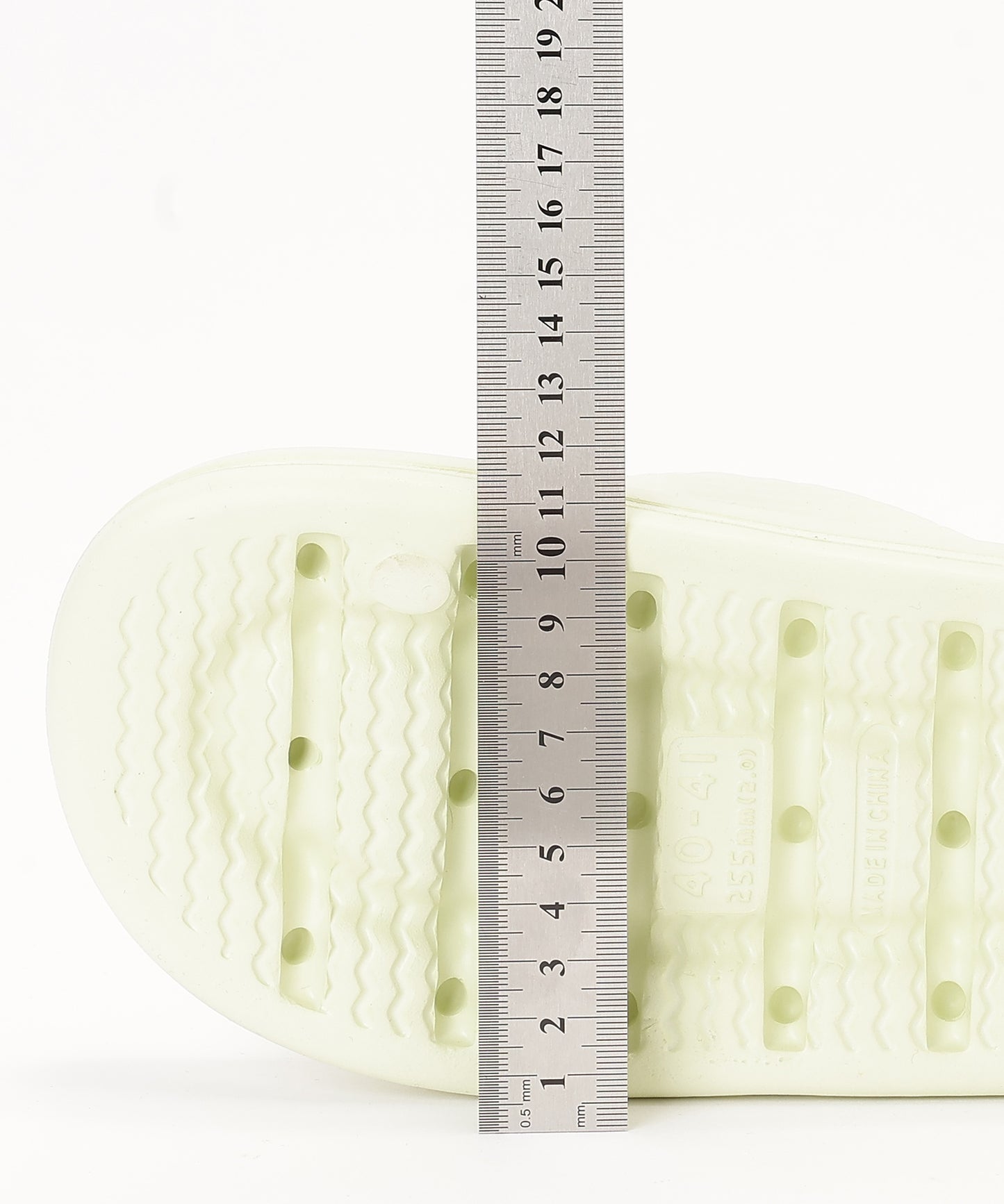 ツイスト クロスデザイン EVA 厚底 スライド サンダル