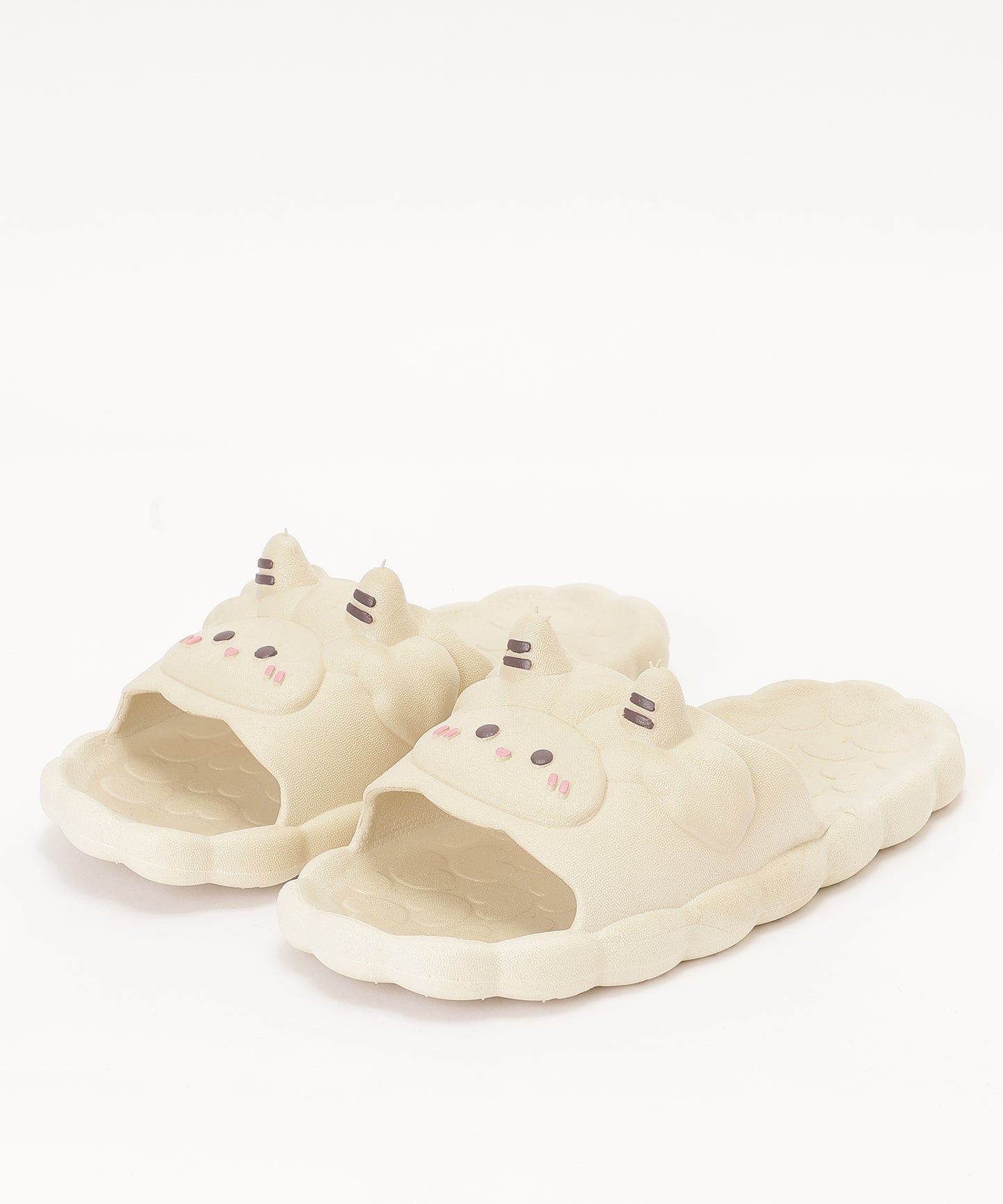 ヒツジ フェイス EVA スライド 厚底 サンダル