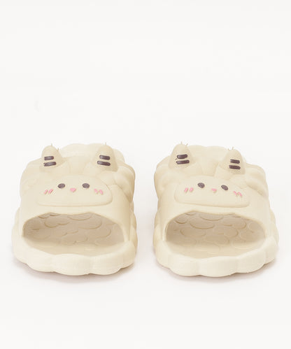 ヒツジ フェイス EVA スライド 厚底 サンダル