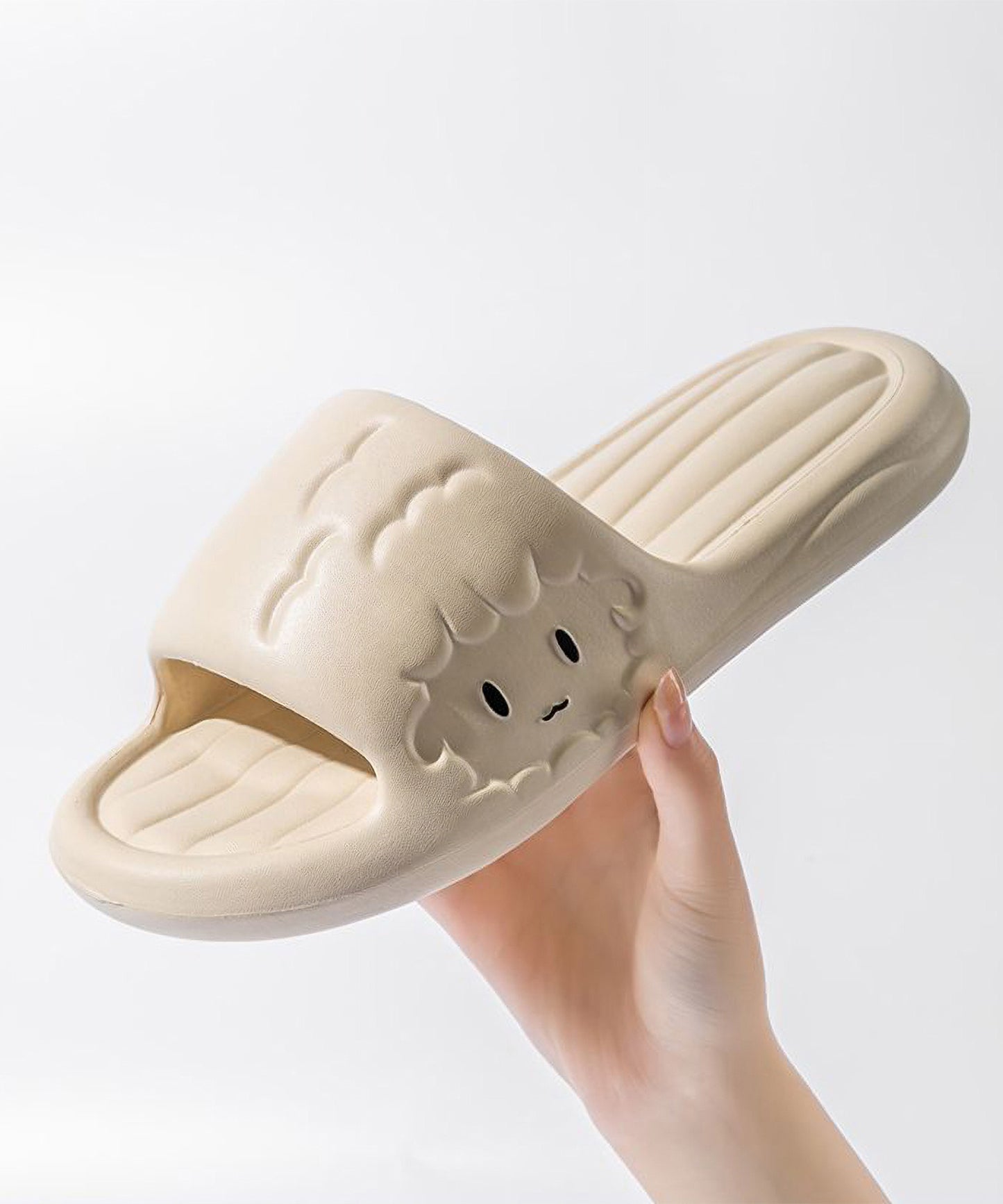 ヒツジ フェイス EVA フラット サンダル シューズ