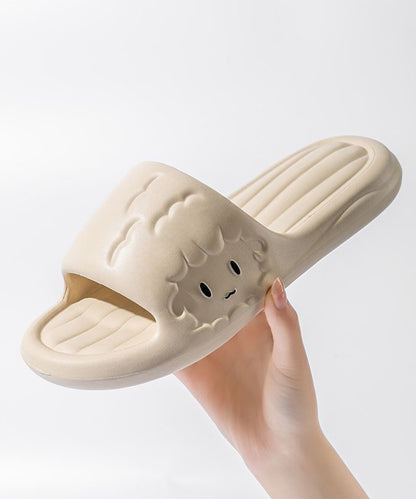 ヒツジ フェイス EVA フラット サンダル シューズ