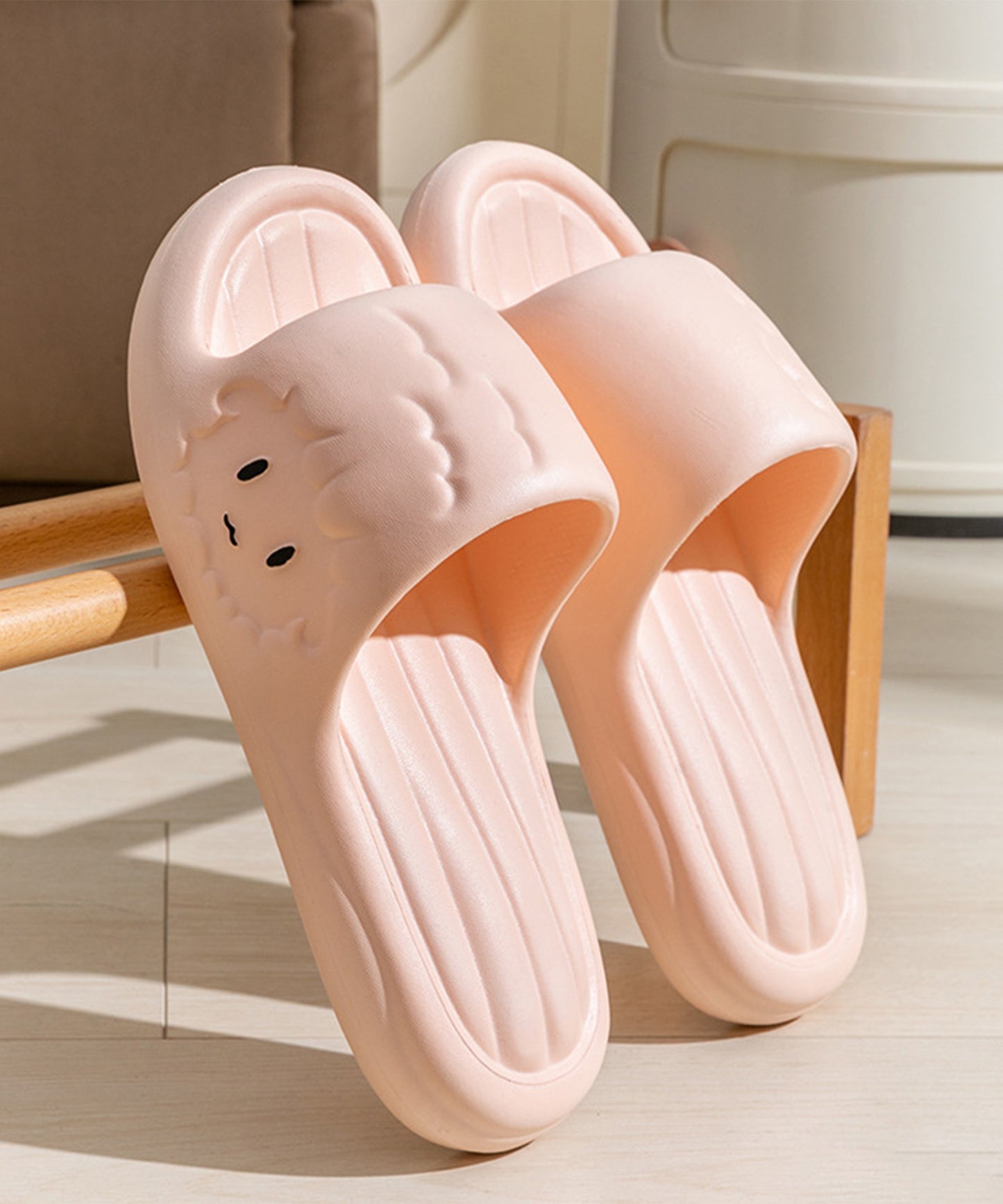 ヒツジ フェイス EVA フラット サンダル シューズ