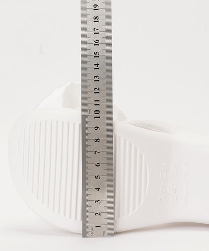 サテン リボン EVA 厚底 トング サンダル