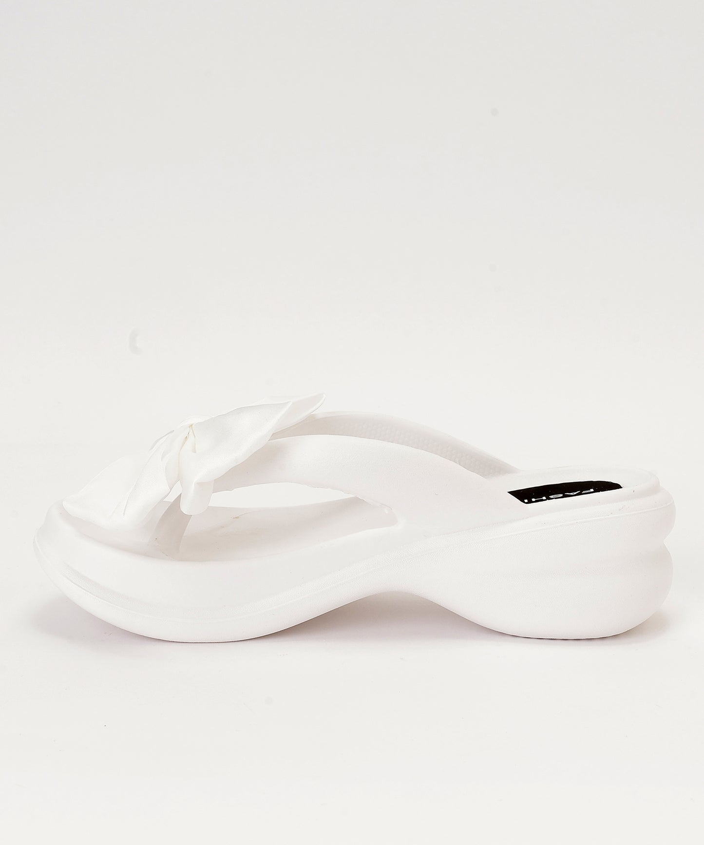 サテン リボン EVA 厚底 トング サンダル