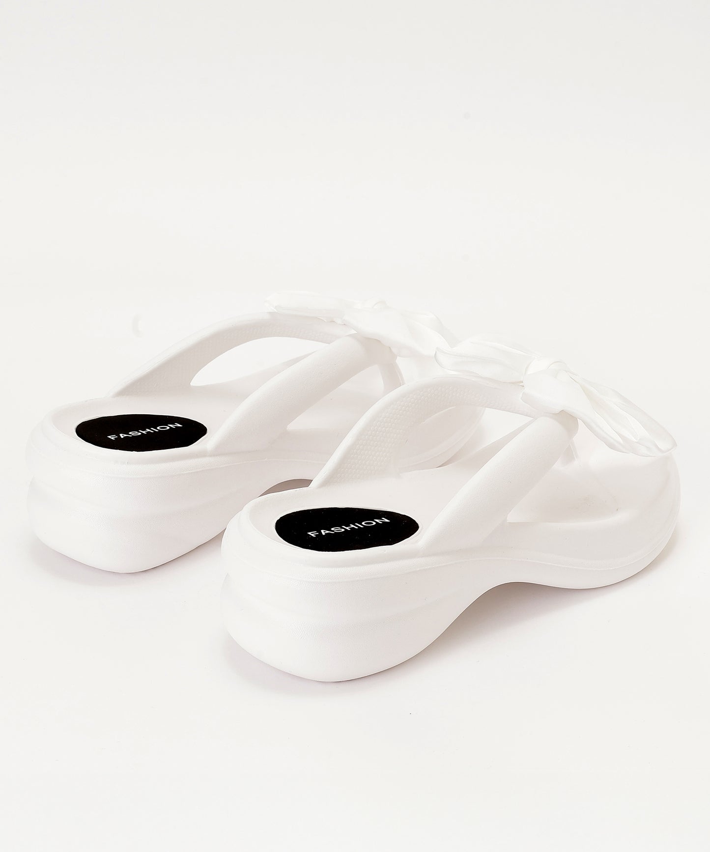 サテン リボン EVA 厚底 トング サンダル