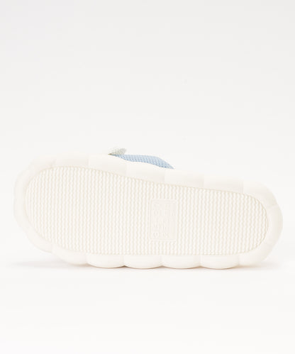 配色 ウサギ ワッフル オープン フラット スリッパ