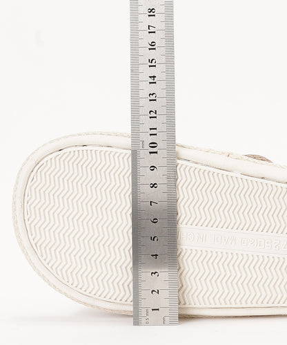 ベア ワッフル オープン フラット スリッパ