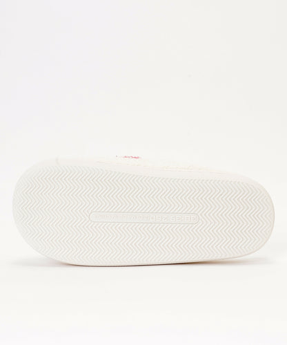 カラフル モチーフ柄 ボア スリッパ ルームシューズ