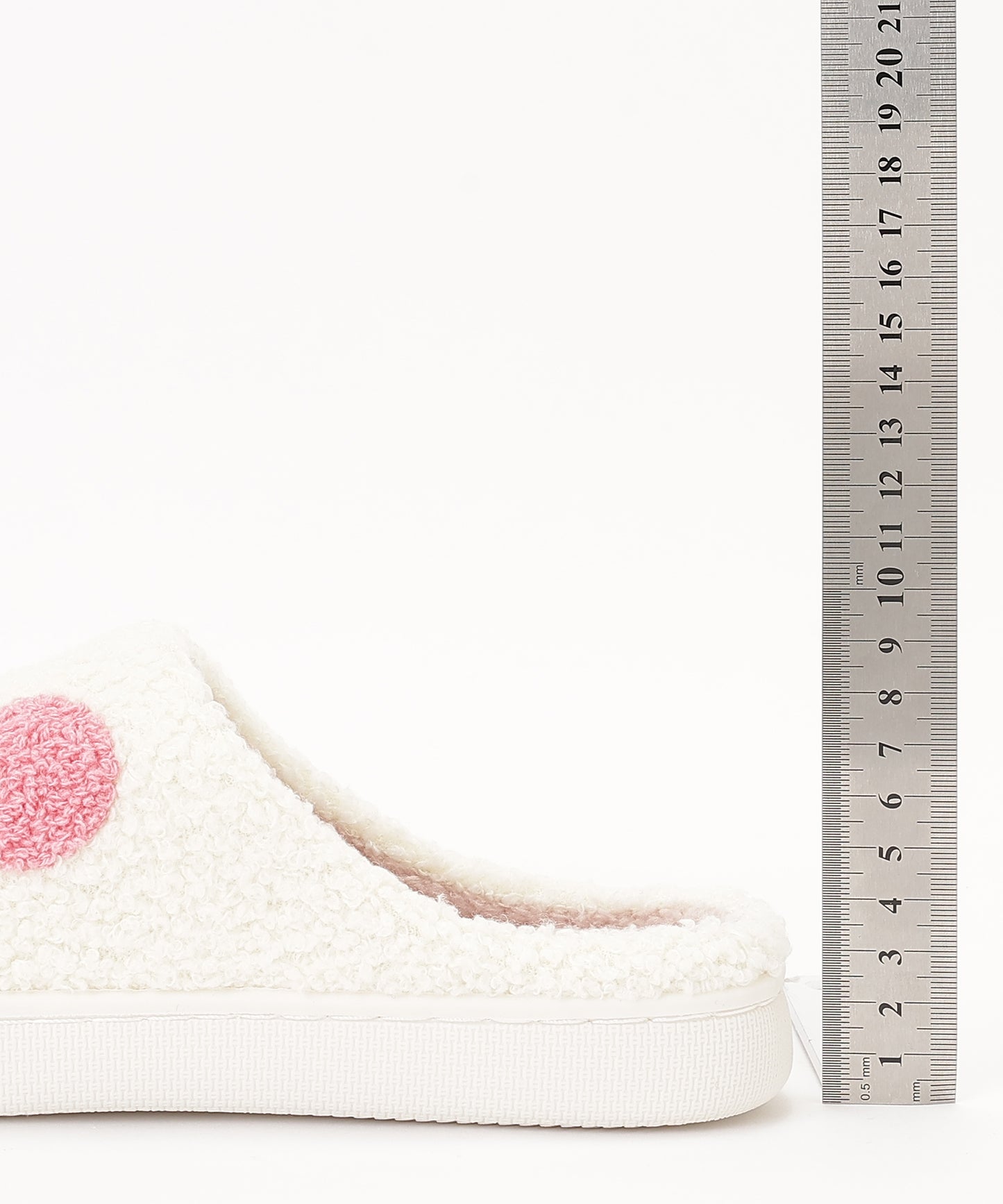 カラフル モチーフ柄 ボア スリッパ ルームシューズ