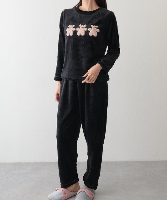 キャラクター フリース ふわもこ パジャマ ルームウェア