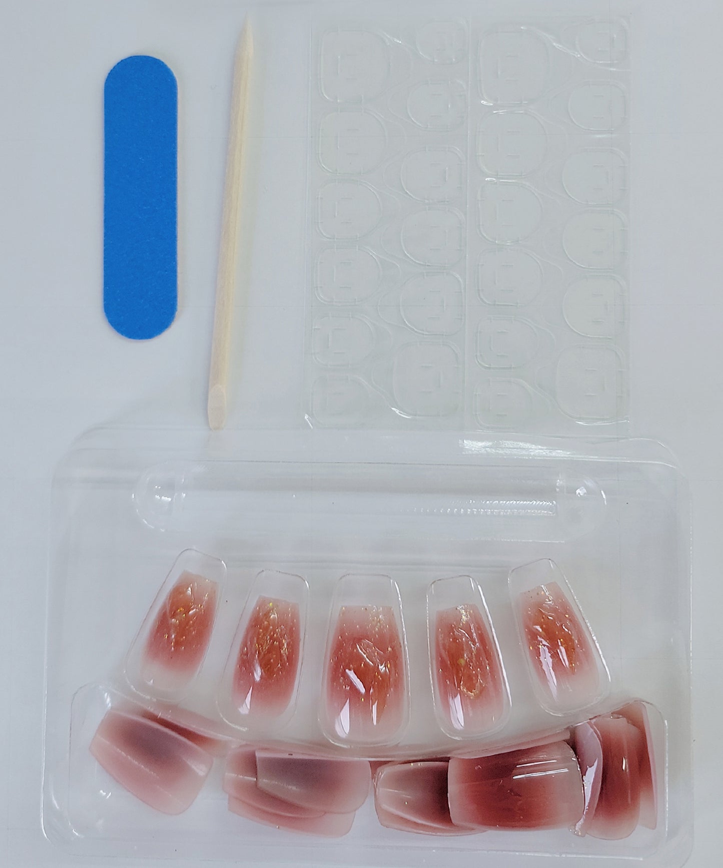 バラエティ デザイン フレンチ スクエア ネイルチップ