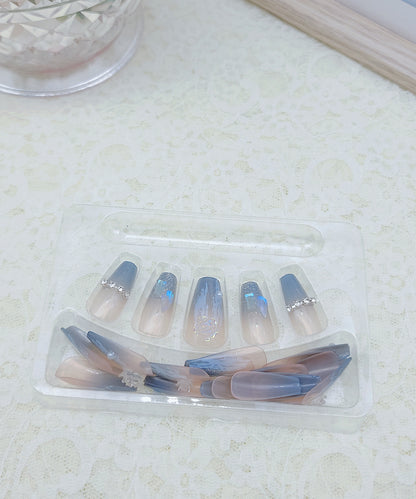 バラエティ フレンチ ビジュー コフィン ネイルチップ