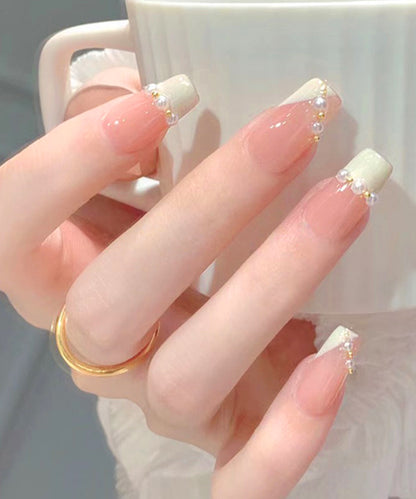 バラエティ フレンチ ビジュー コフィン ネイルチップ