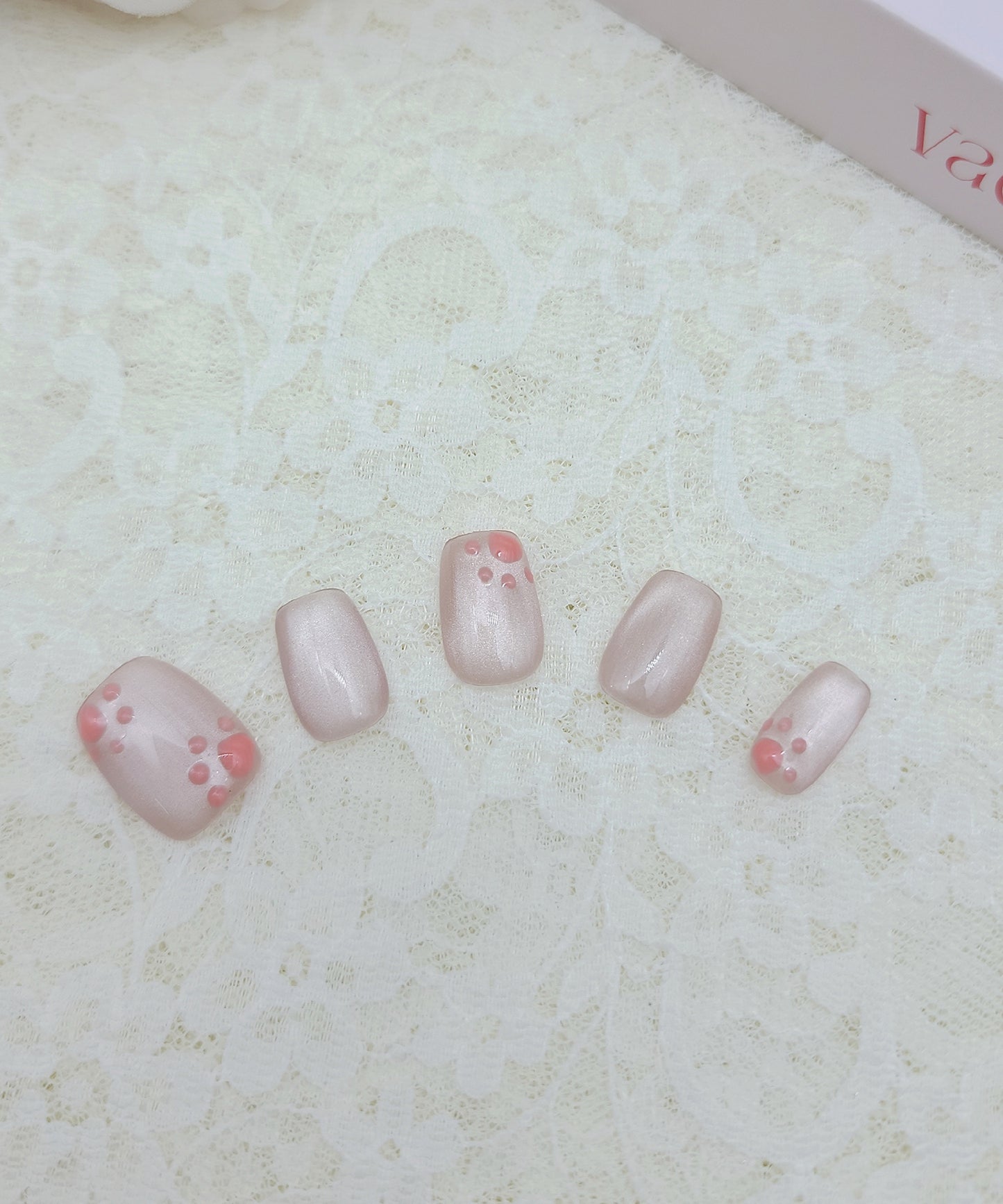 3D フットスタンプ ラウンド ネイルチップ