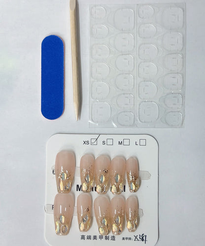 シェル パーツ コフィン デザイン ネイルチップ