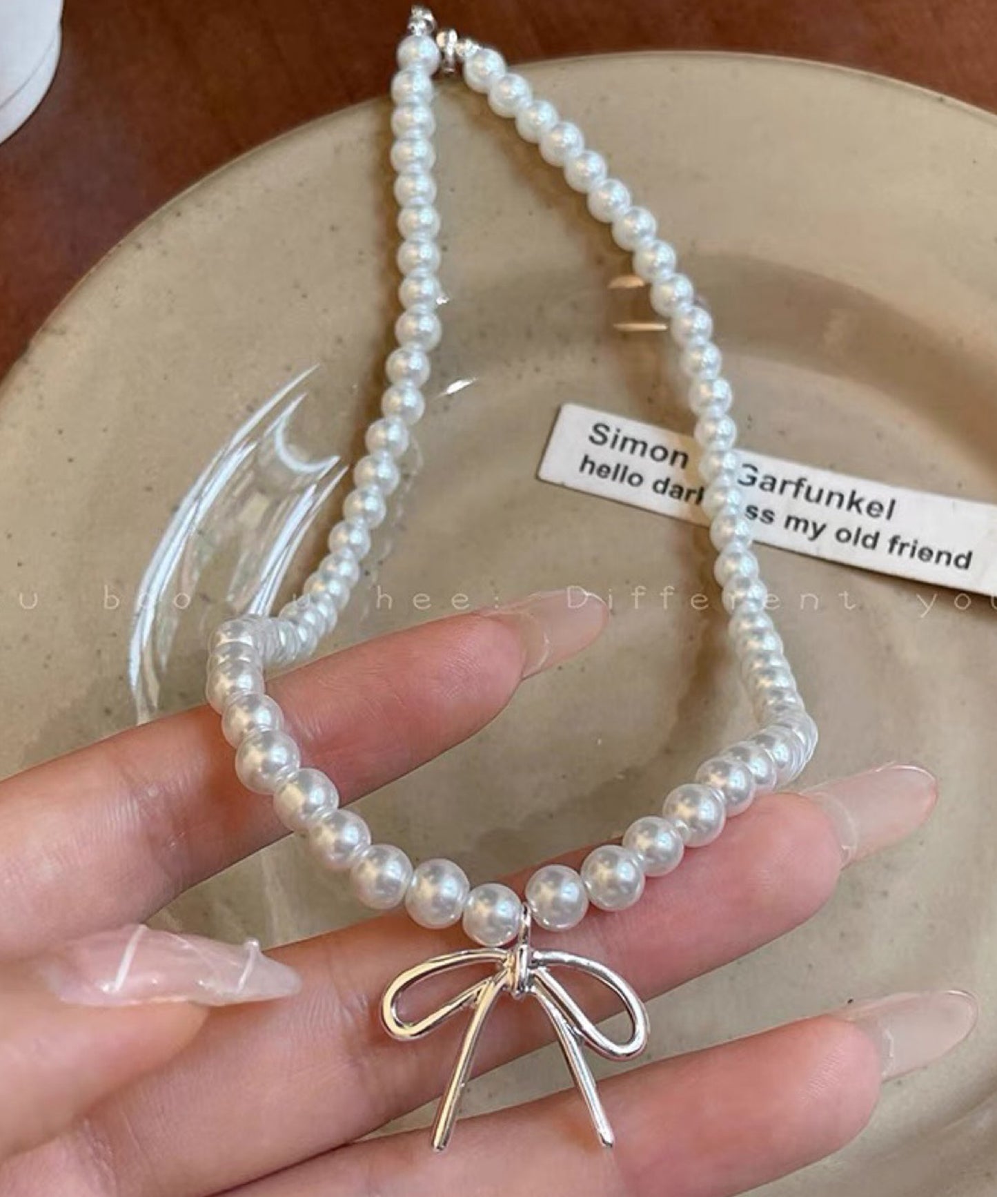 リボン モチーフ バラエティ デザイン ネックレス