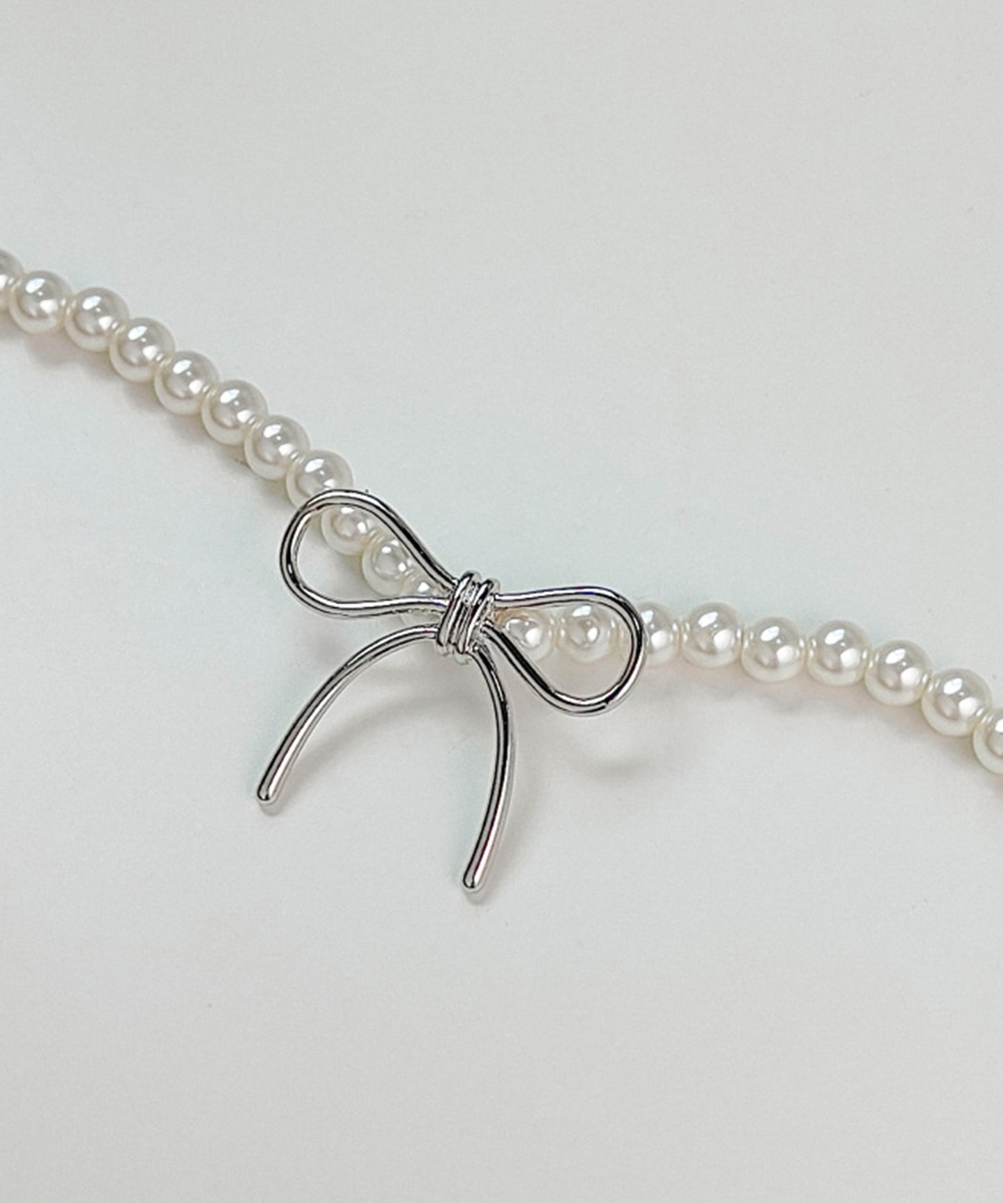 リボン モチーフ バラエティ デザイン ネックレス