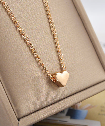プチ ハート シンプル チェーン ネックレス
