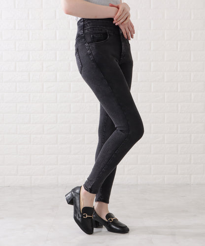 ハイウエストストレッチスキニーパンツ