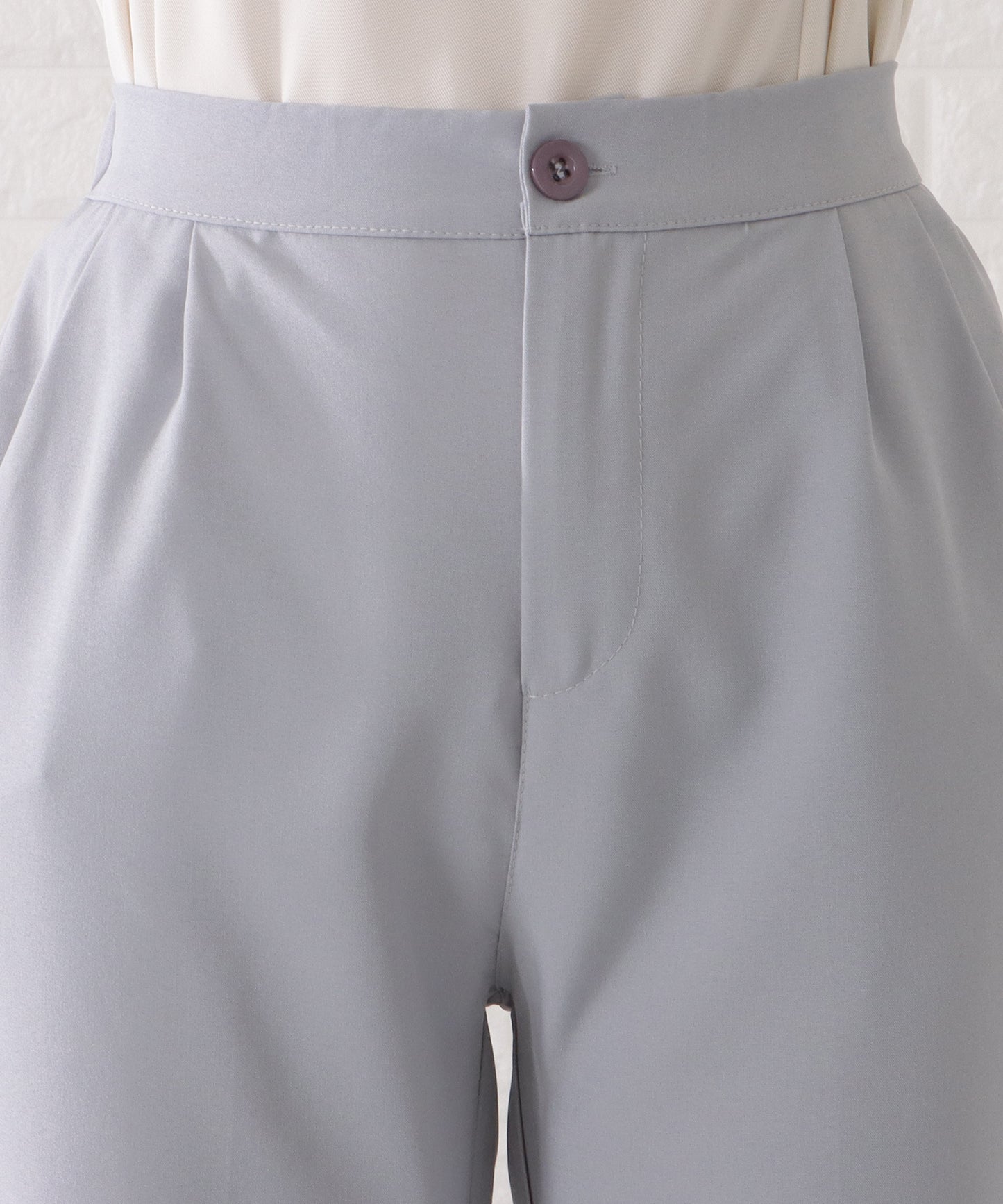 センタープレスストレートパンツ