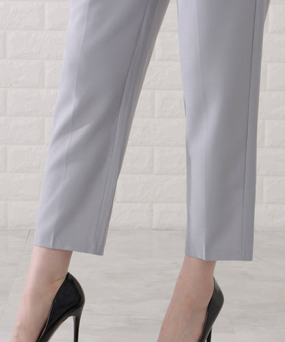 センタープレスストレートパンツ