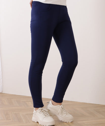 裏シャギーハイウエストストレッチパンツ