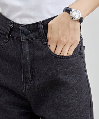 ヴィンテージ風 ハイウエスト フレア デニム パンツ