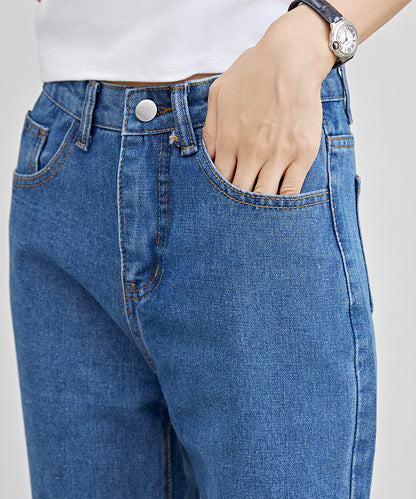 ハイウエスト フリル リボン フレア デニム パンツ