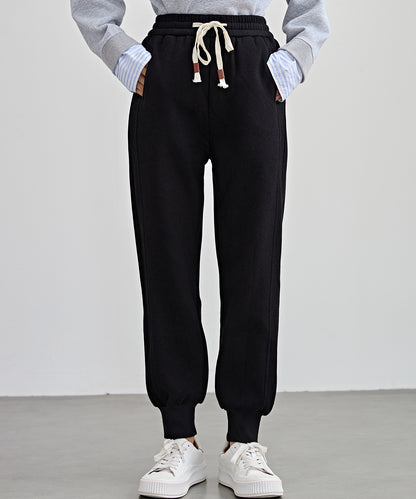 裏起毛 ルーズ フィット イージー アンクル パンツ