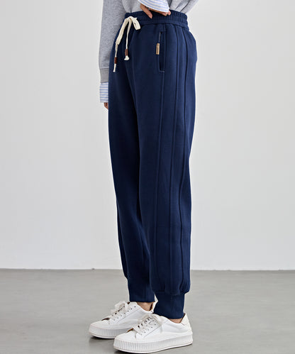 裏起毛 ルーズ フィット イージー アンクル パンツ