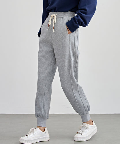 裏起毛 ルーズ フィット イージー アンクル パンツ