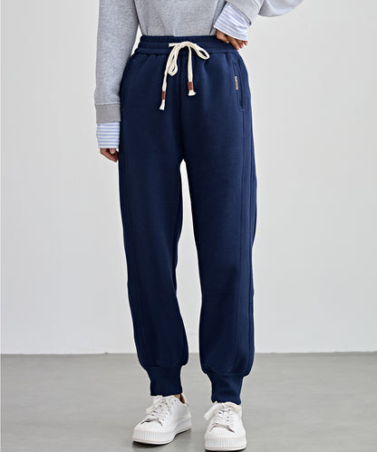 裏起毛 ルーズ フィット イージー アンクル パンツ