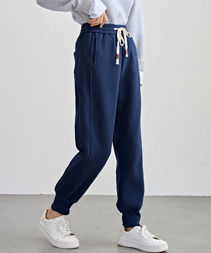 裏起毛 ルーズ フィット イージー アンクル パンツ